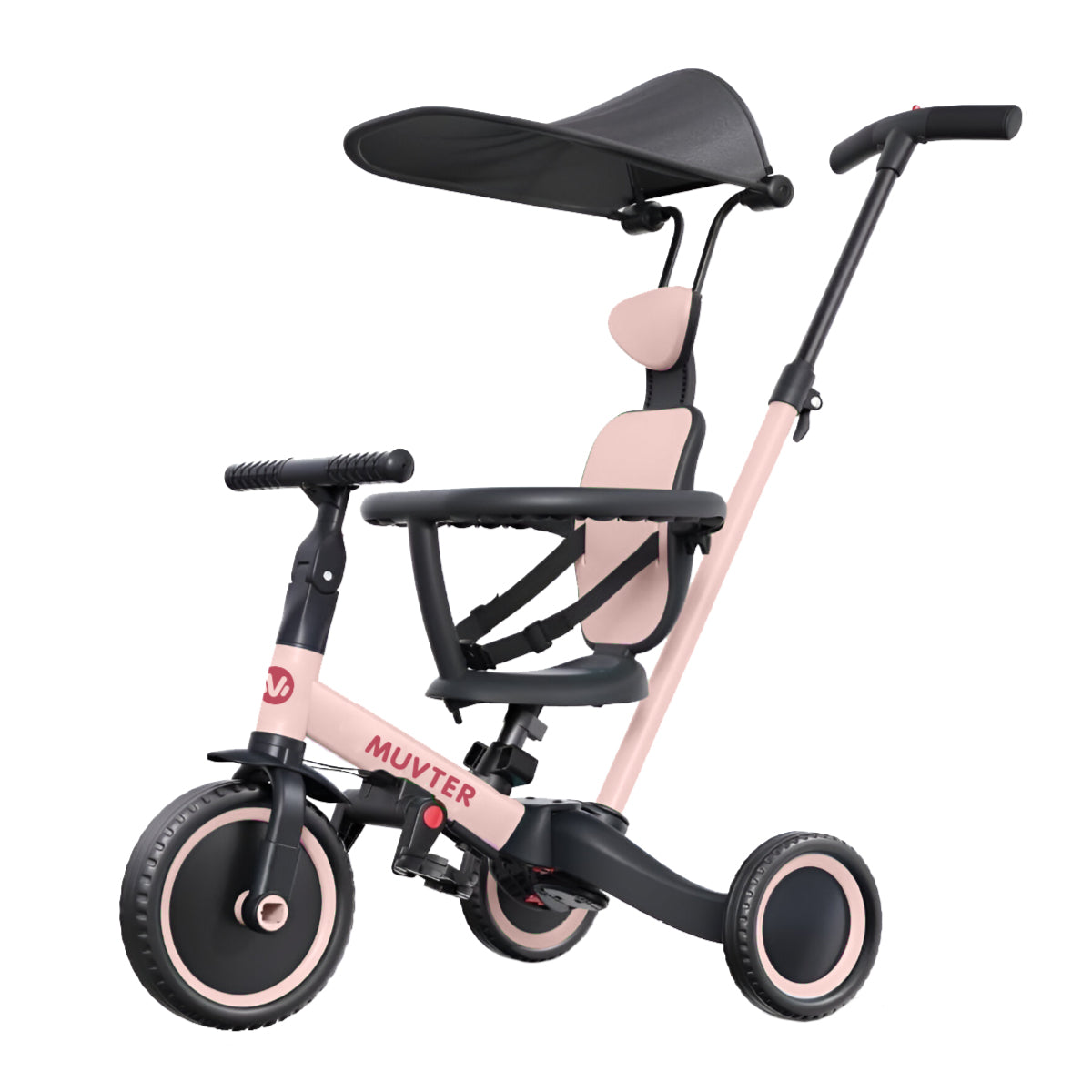 Triciclo multifuncional 5 en 1 Muvter Ride Deluxe
