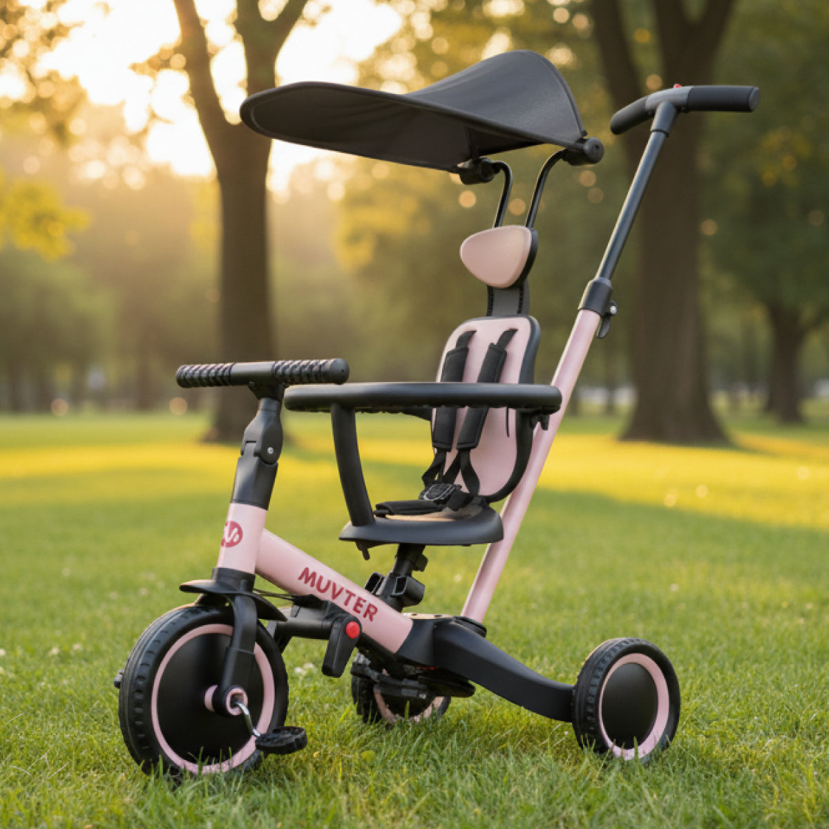 Triciclo multifuncional 6 en 1 Muvter Ride Deluxe