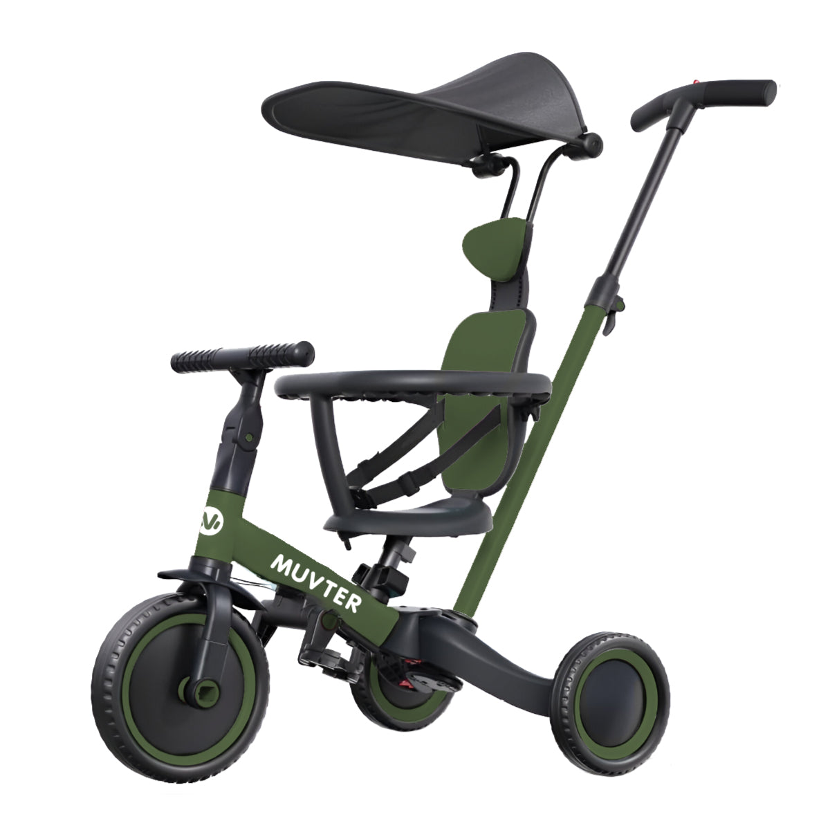 Triciclo multifuncional 5 en 1 Muvter Ride Deluxe