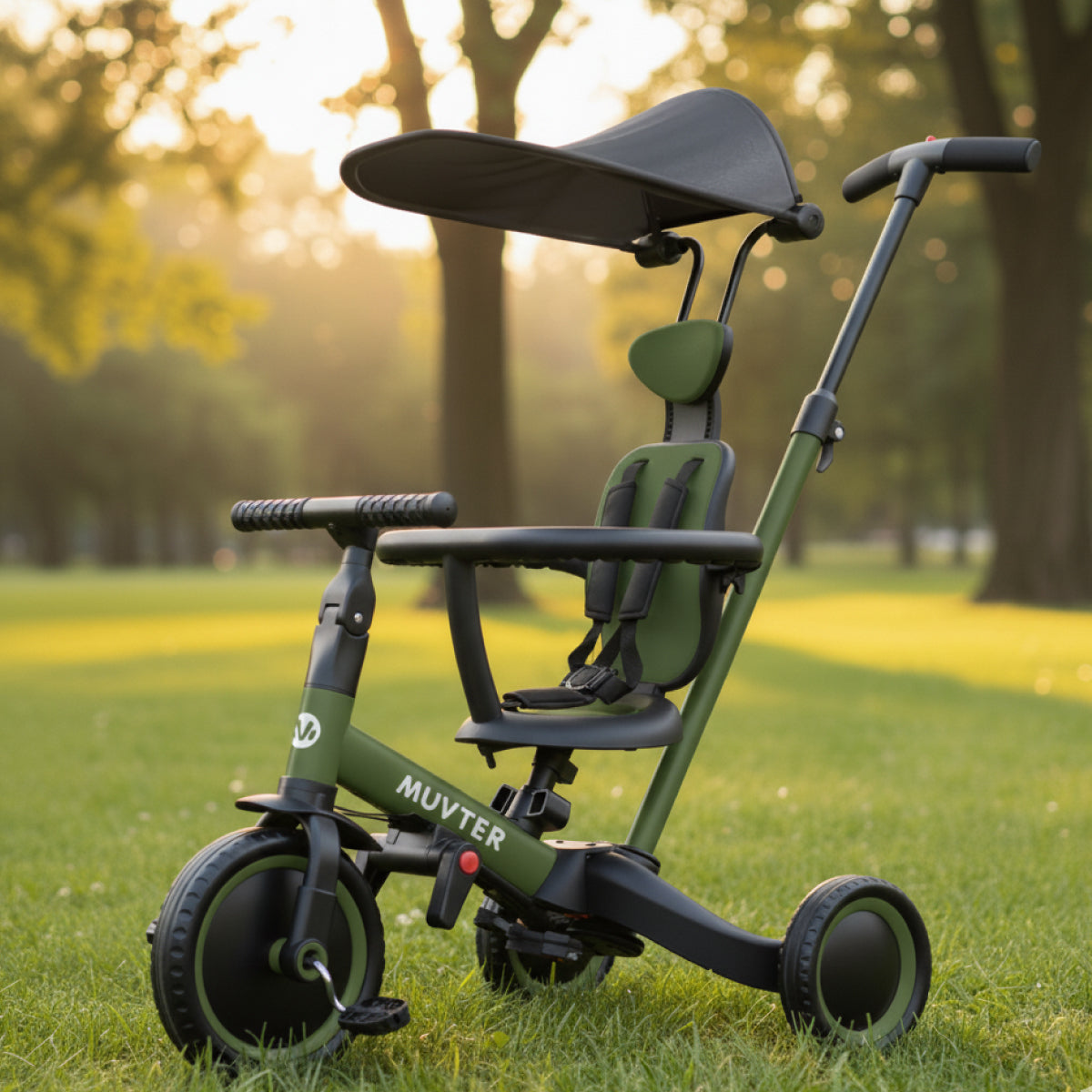 Triciclo multifuncional 6 en 1 Muvter Ride Deluxe