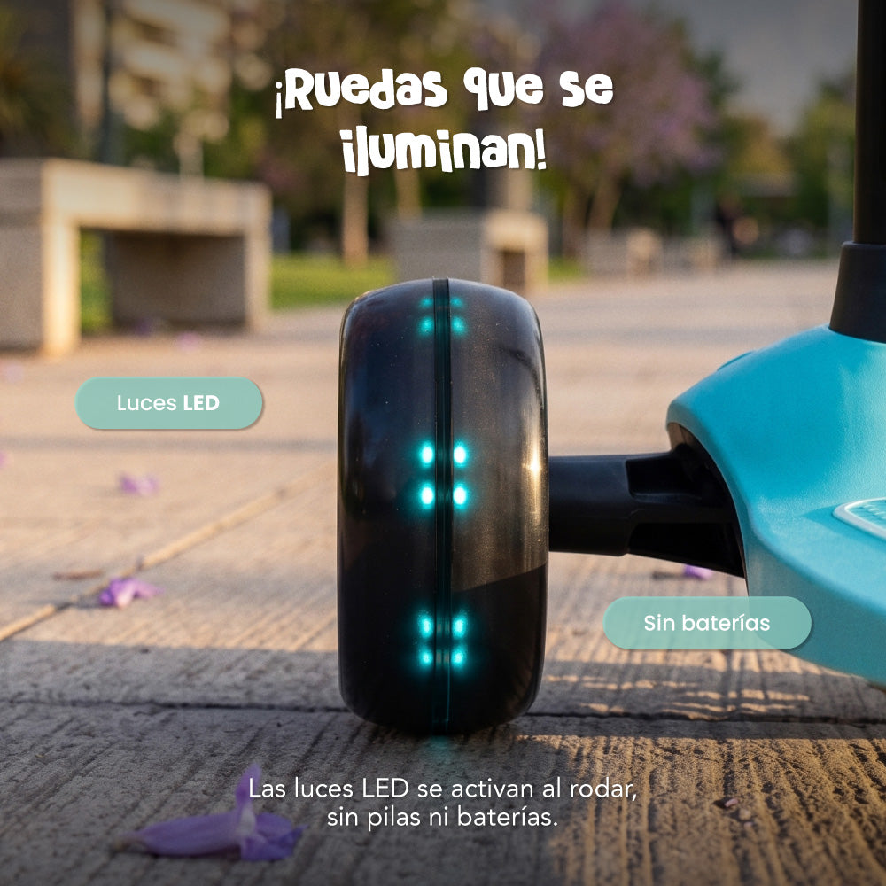 Scooter para Niños Muvter Kids con luz LED