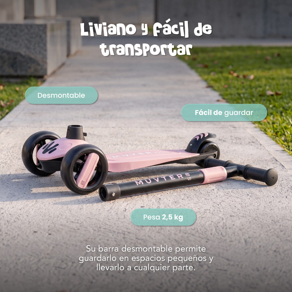 Scooter para Niños Muvter Kids con luz LED