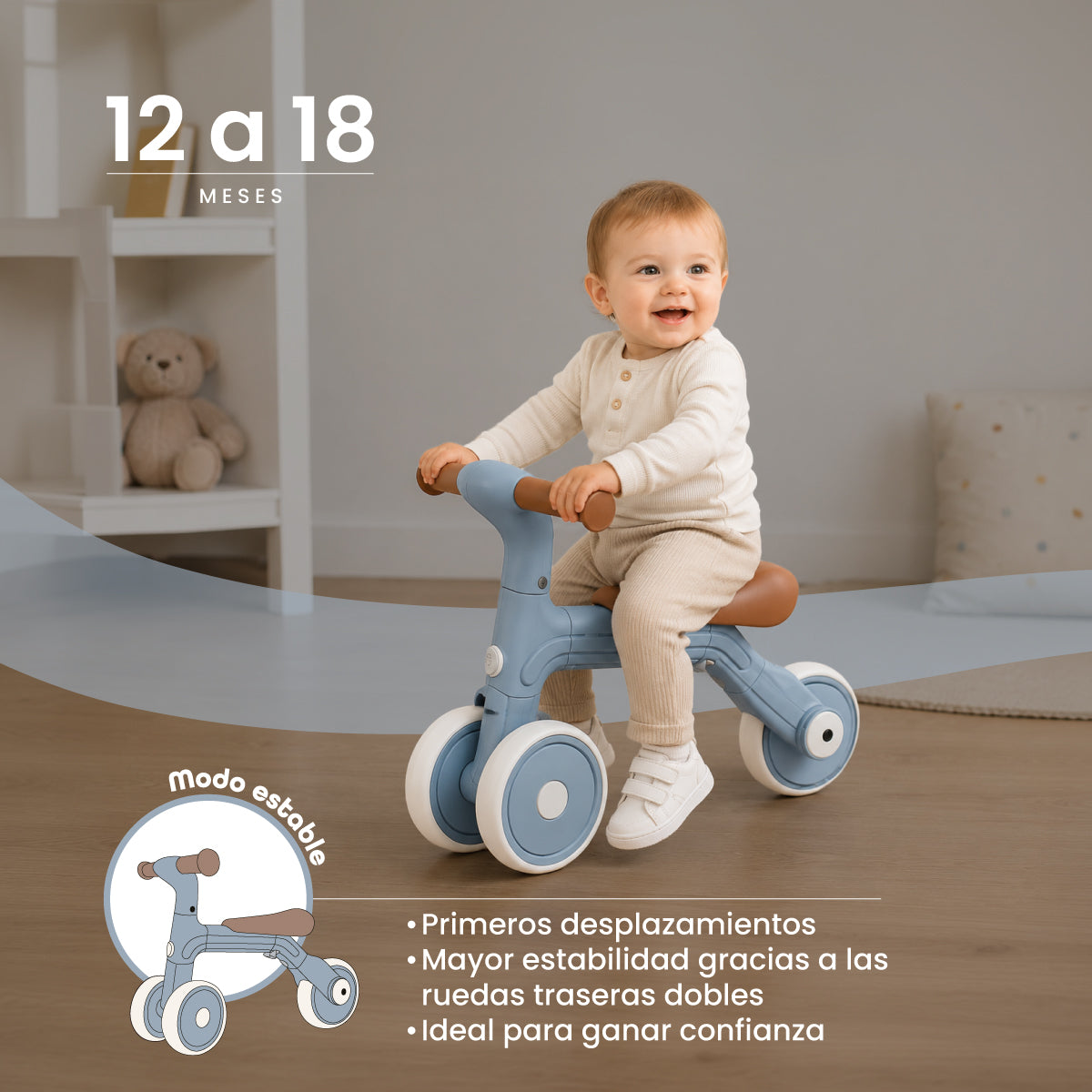 Triciclo evolutivo 3 en 1 - Muvter Mini