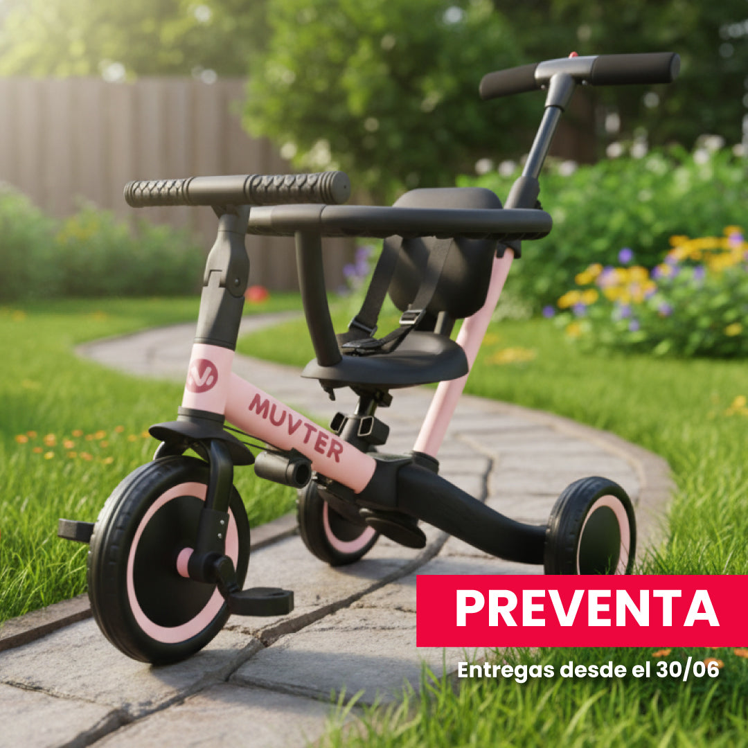 Preventa Triciclo multifuncional 5 en 1 Muvter Ride Pro