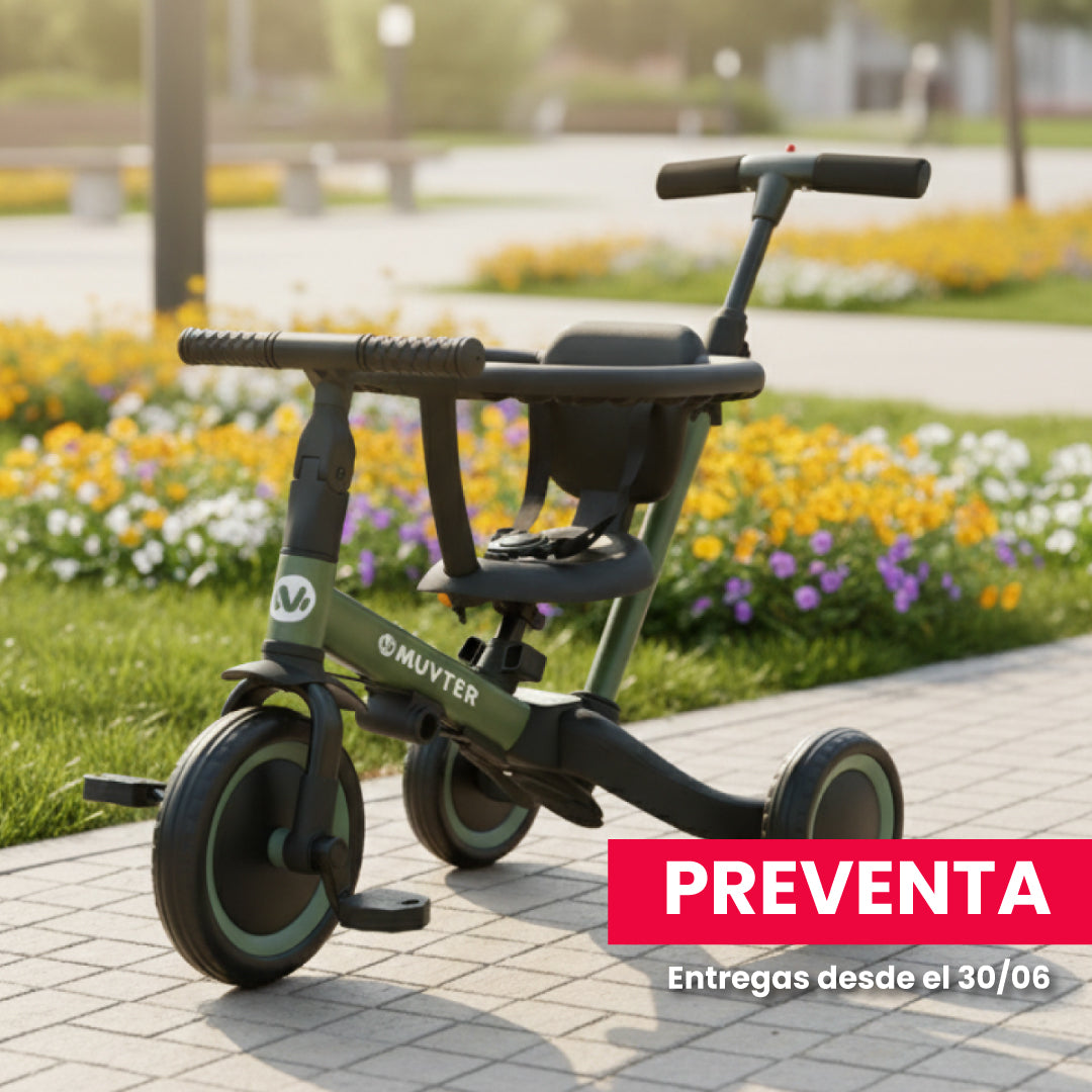 Preventa Triciclo multifuncional 5 en 1 Muvter Ride Pro