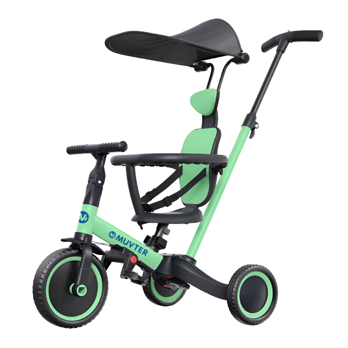 Triciclo multifuncional 5 en 1 Muvter Ride Deluxe