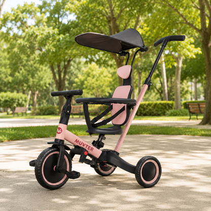 Triciclo multifuncional 5 en 1 Muvter Ride Deluxe