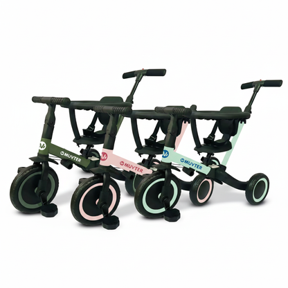 Triciclo multifuncional 5 en 1 Muvter Ride Pro