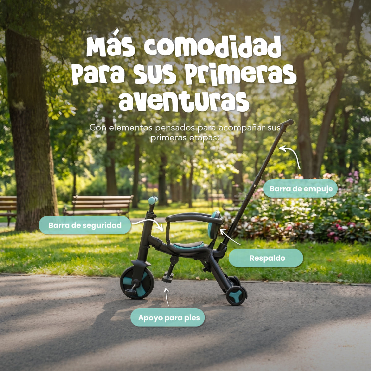Preventa Triciclo evolutivo 5 en 1 - Muvter Grow