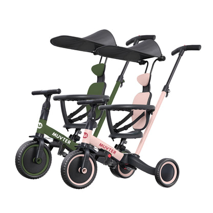 Triciclo multifuncional 6 en 1 Muvter Ride Deluxe