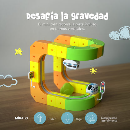 Pista Magnética Antigravedad 81 Piezas - Muvter SkyRail