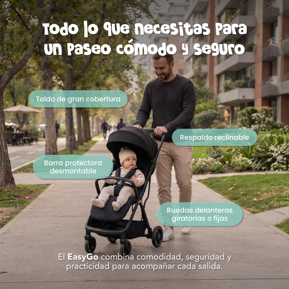 Preventa Coche de Paseo Muvter EasyGo Plegable para Bebé 0 a 4 Años