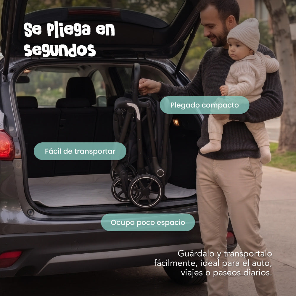 Preventa Coche de Paseo Muvter EasyGo Plegable para Bebé 0 a 4 Años