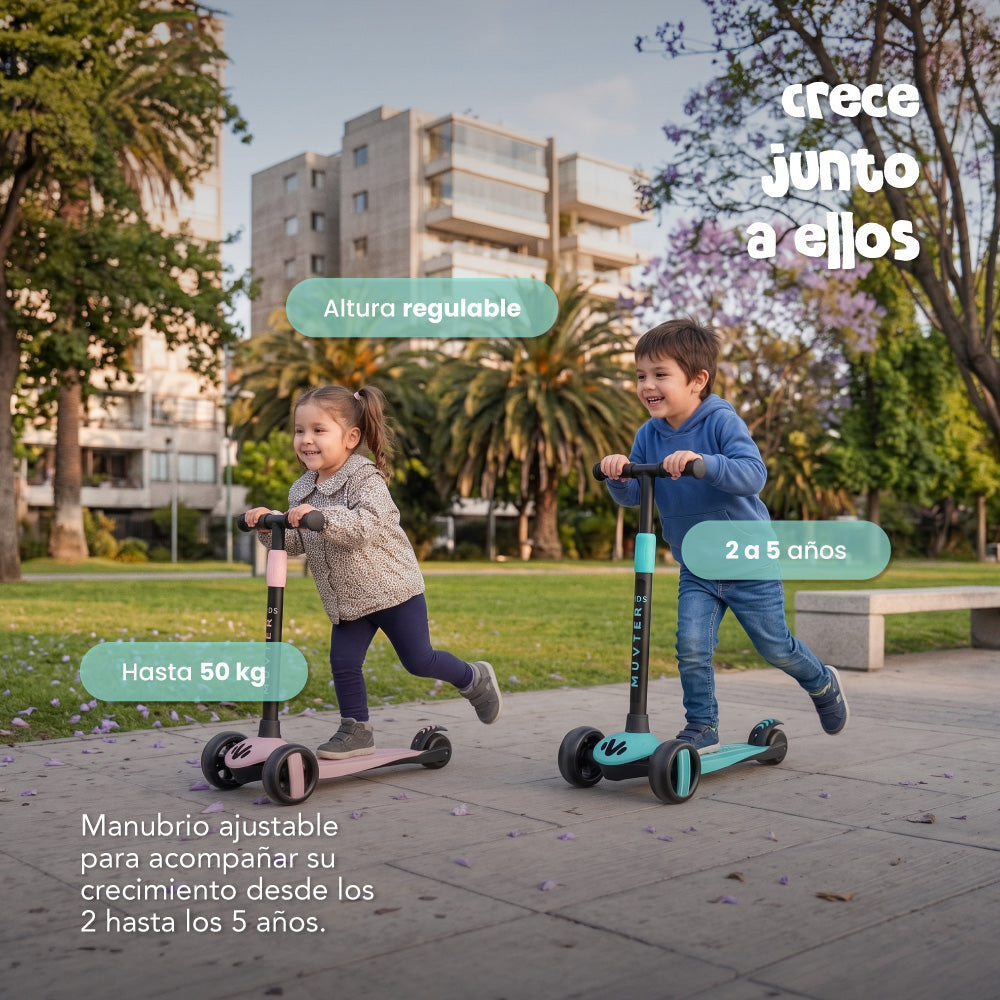 Scooter para Niños Muvter Kids con luz LED