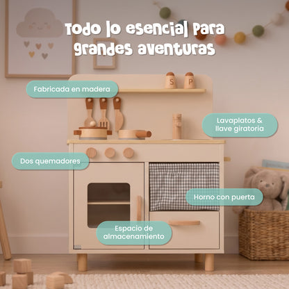 Cocina de Madera para Niños Muvter Mini Kitchen