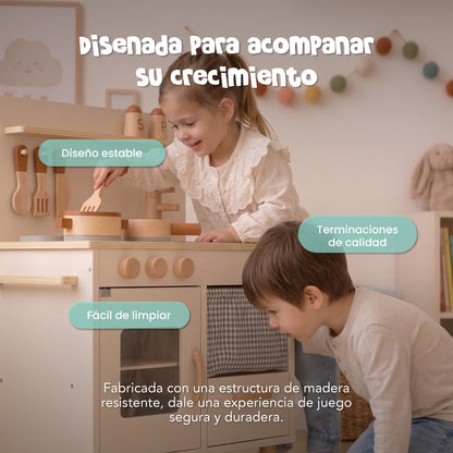 Cocina de Madera para Niños Muvter Mini Kitchen