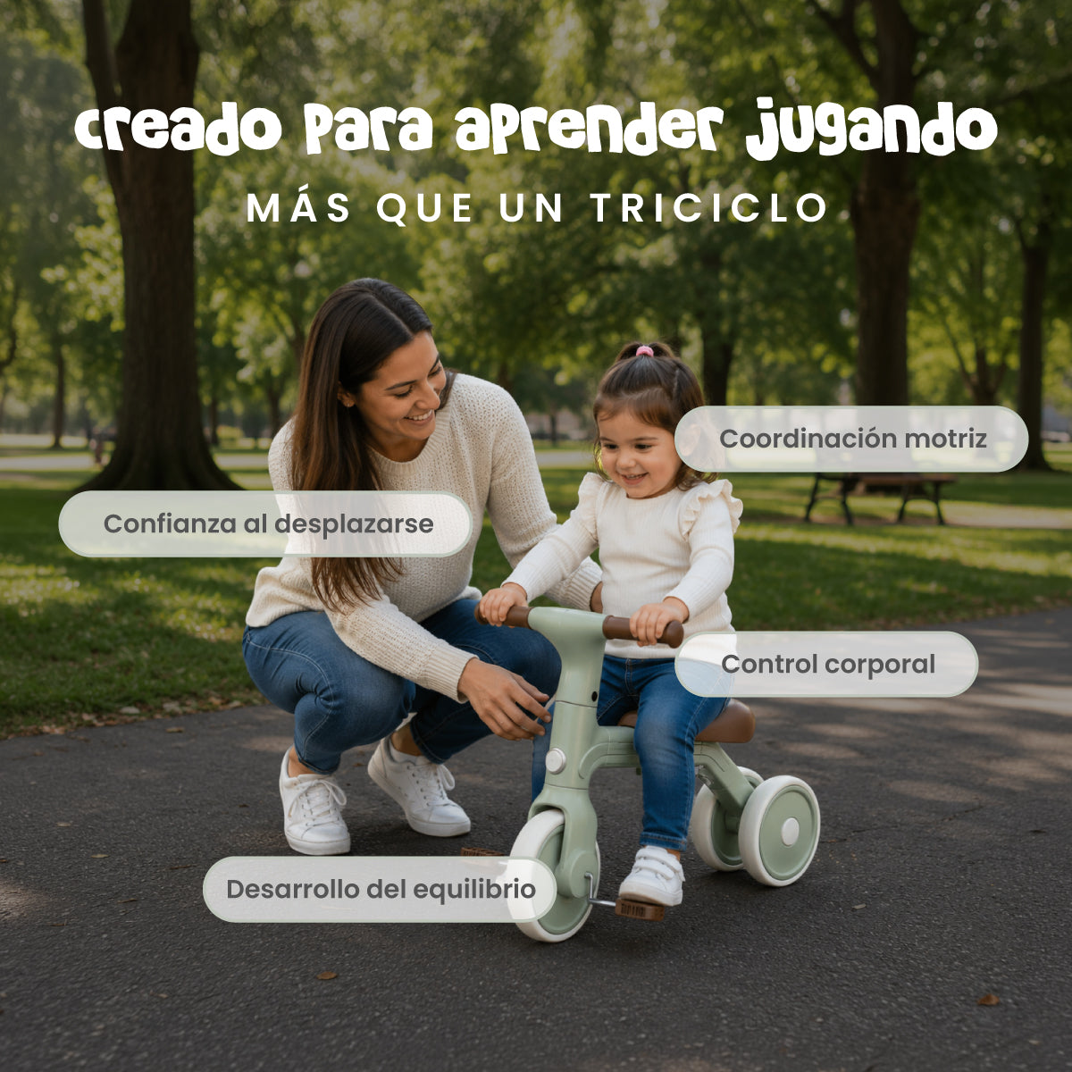 Triciclo evolutivo 3 en 1 - Muvter Mini