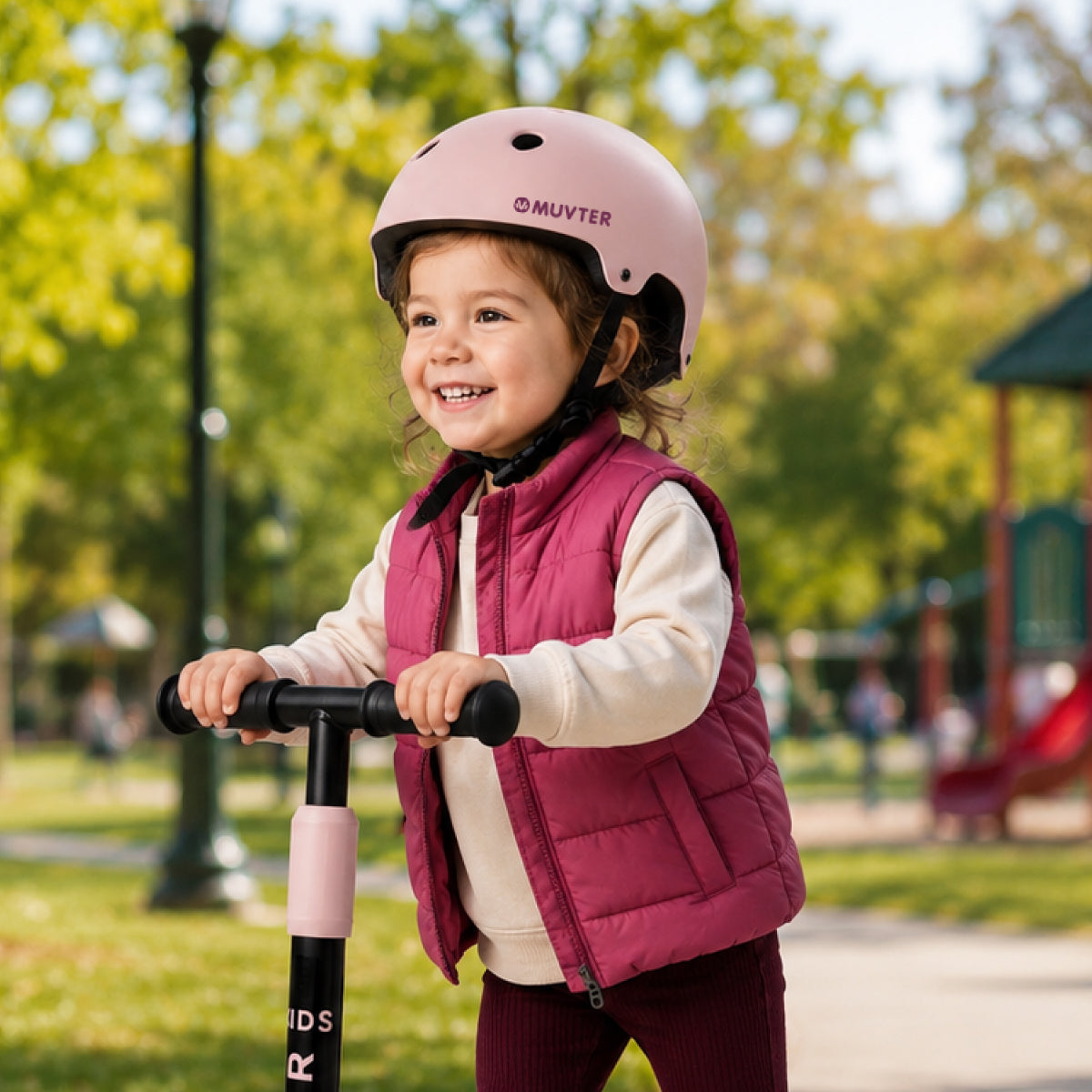 Casco Muvter Safe Pink