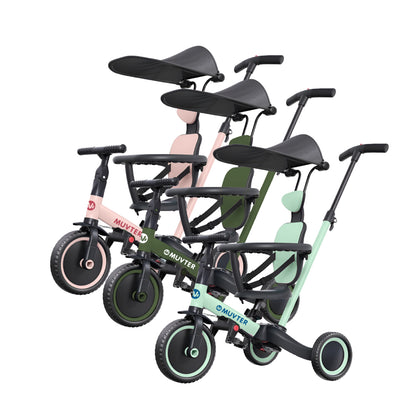 Triciclo multifuncional 5 en 1 Muvter Ride Deluxe