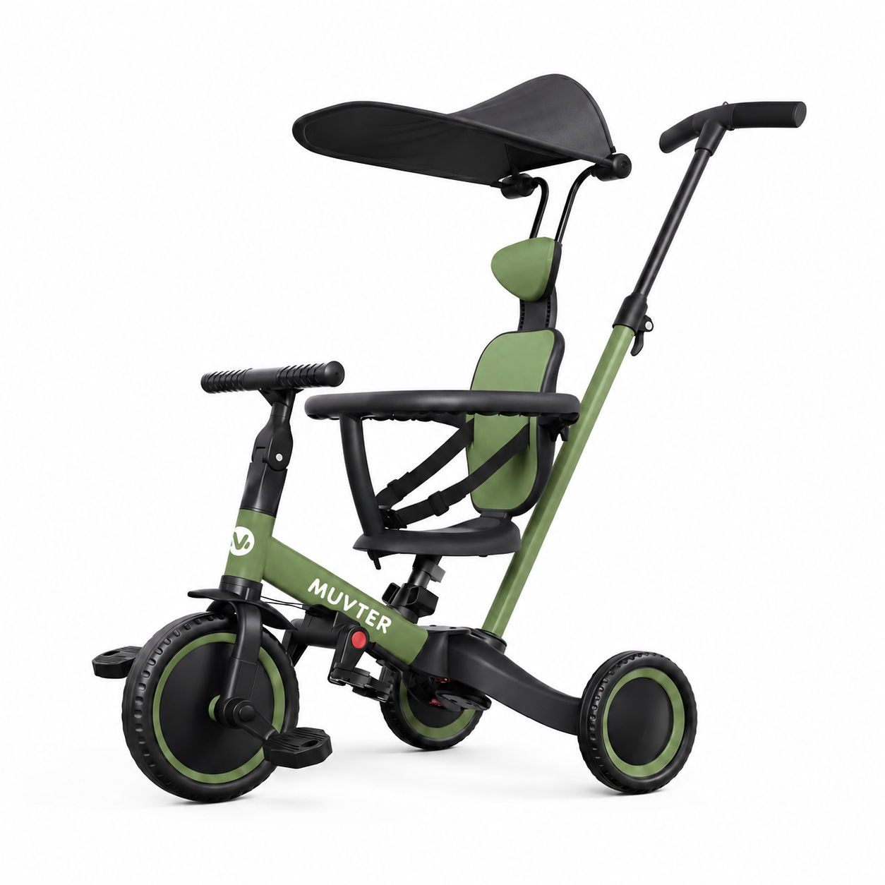 Triciclo multifuncional 5 en 1 Muvter Ride Deluxe
