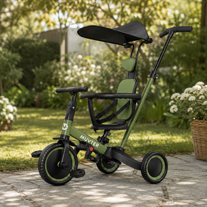 Triciclo multifuncional 5 en 1 Muvter Ride Deluxe