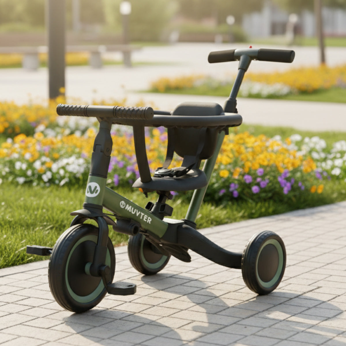 Triciclo multifuncional 5 en 1 Muvter Ride Pro