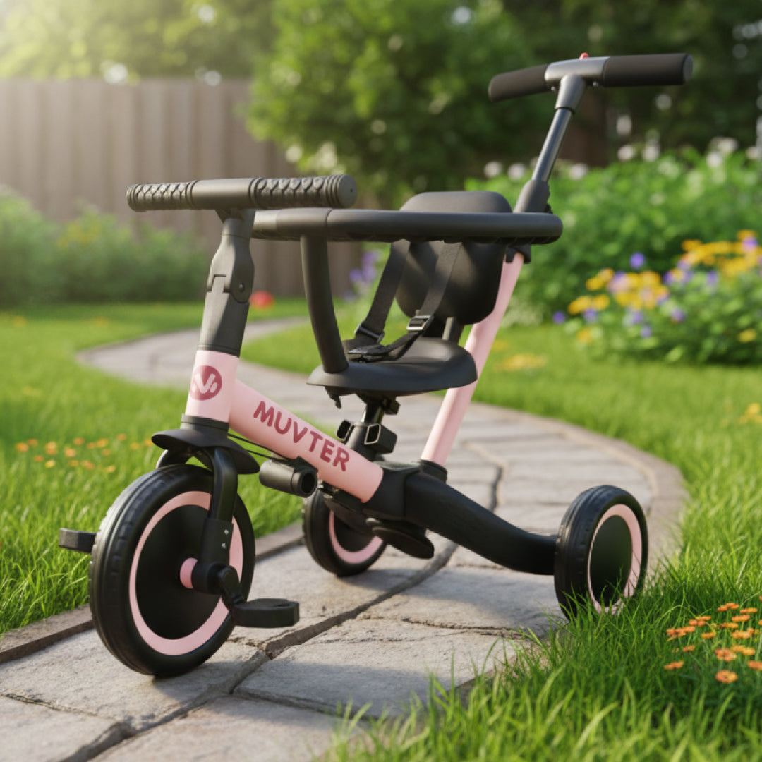 Triciclo multifuncional 5 en 1 Muvter Ride Pro
