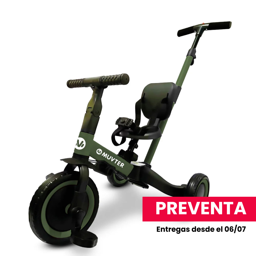 Preventa Triciclo multifuncional 5 en 1 Muvter Ride